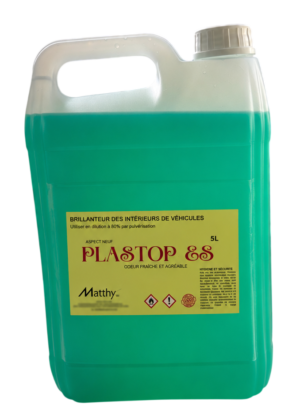 PLASTOP ES – Rénovateur et brillanteur professionnel pour plastiques intérieurs de véhicules (sans silicone)
