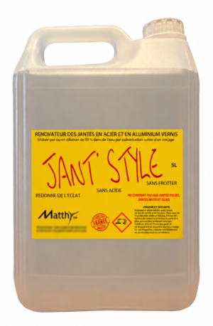 JANT'STYLE – Nettoyant professionnel pour jantes et rénovateur haute performance