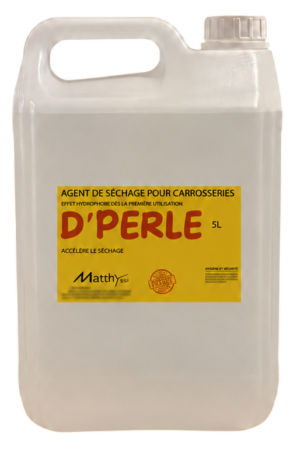 D'PERLE - Agent de séchage professionnel pour carrosseries