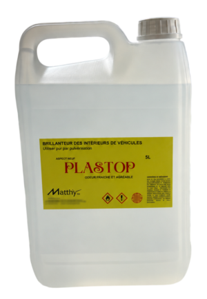 PLASTOP – Rénovateur et brillanteur professionnel pour plastiques intérieurs de véhicules