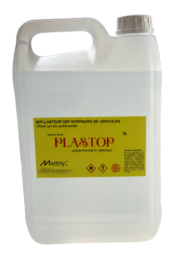 PLASTOP – Rénovateur et brillanteur professionnel pour plastiques intérieurs de véhicules